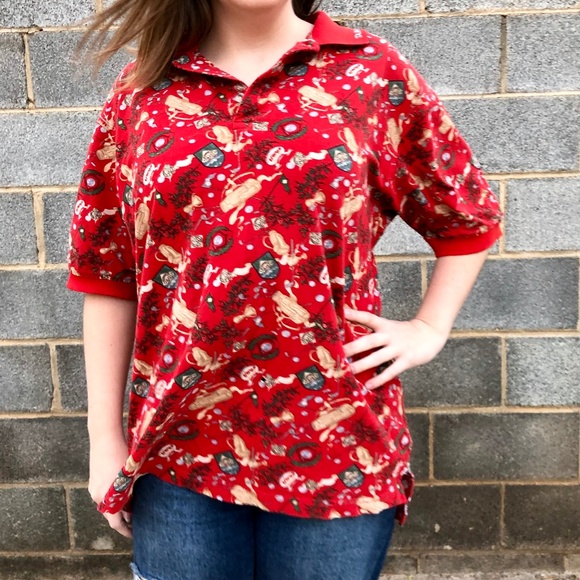 Tabasco Tops - 3-Button Classic Tabasco Cotton Shirt - Golf Theme